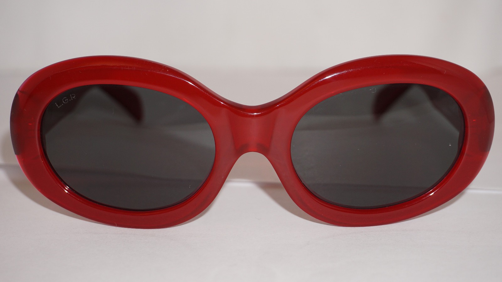 L.G.R Sunglasses DUNE 5481 Inspired By Africa Red Round Gray 53 23 140