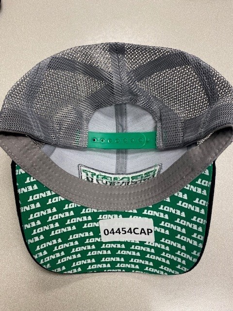 FENDT Logo – Black and Grey Mesh Back Hat