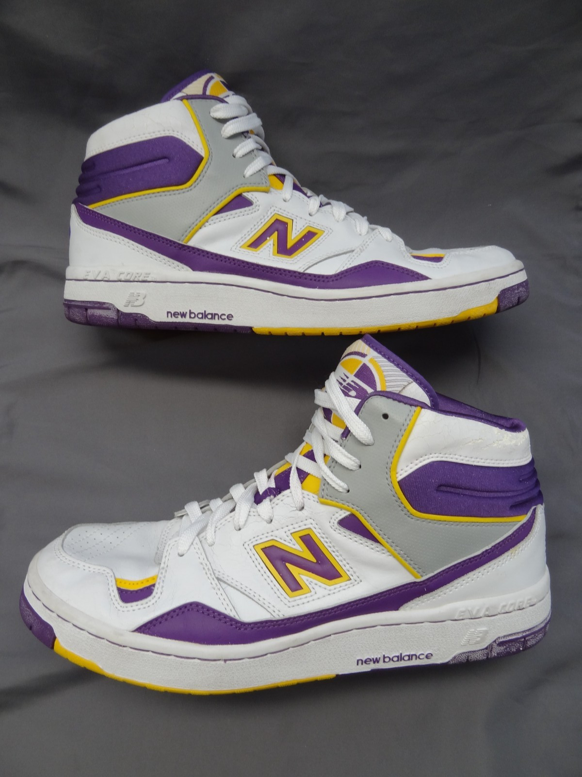DISPLAY ONLY New Balance 11.5 Lakers James Worthy Basketball VTG 80s 800 BB800PY