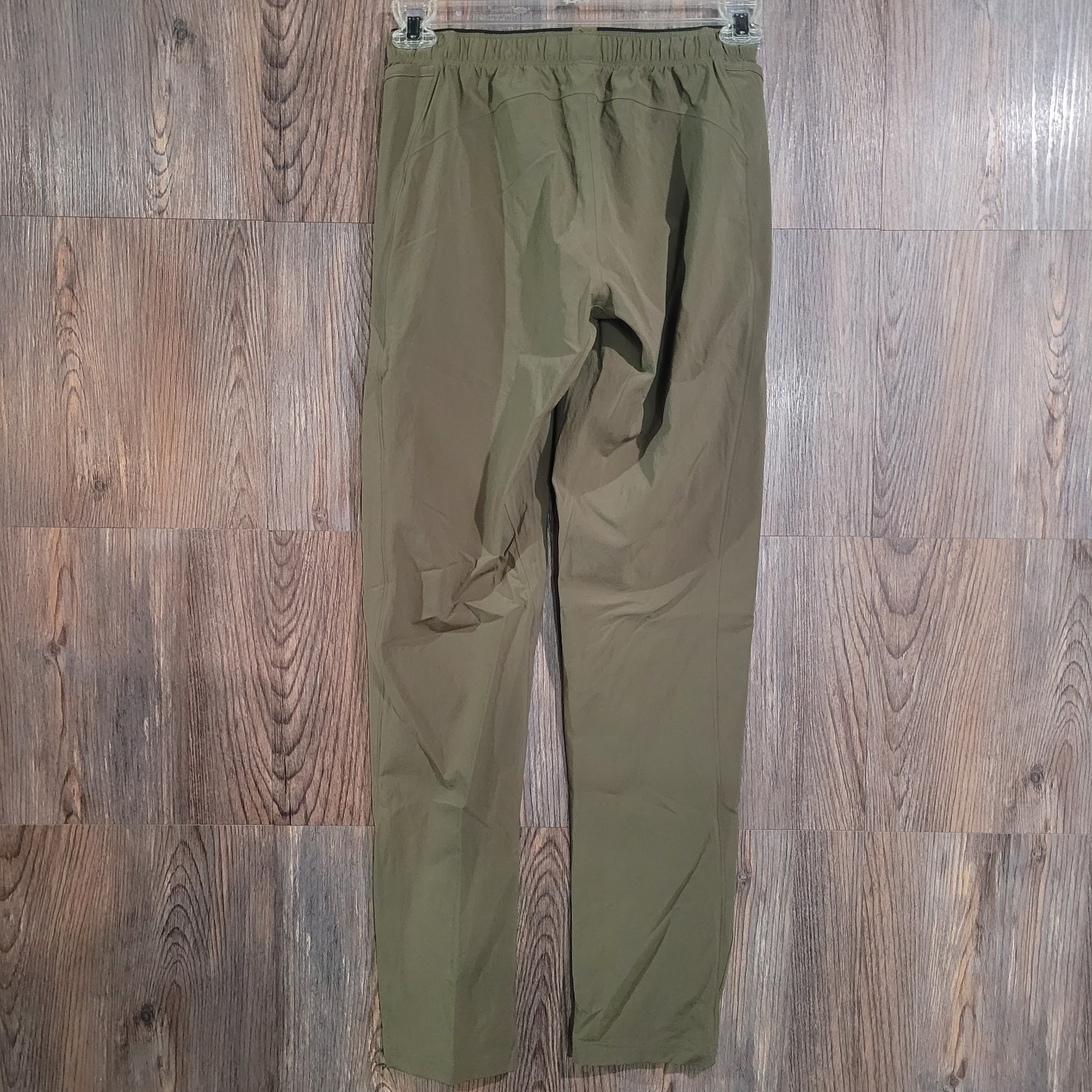 Paskho Utility Hiking Pant Size M x 32 Olive Green Pockets Travel Eco-Friendly
