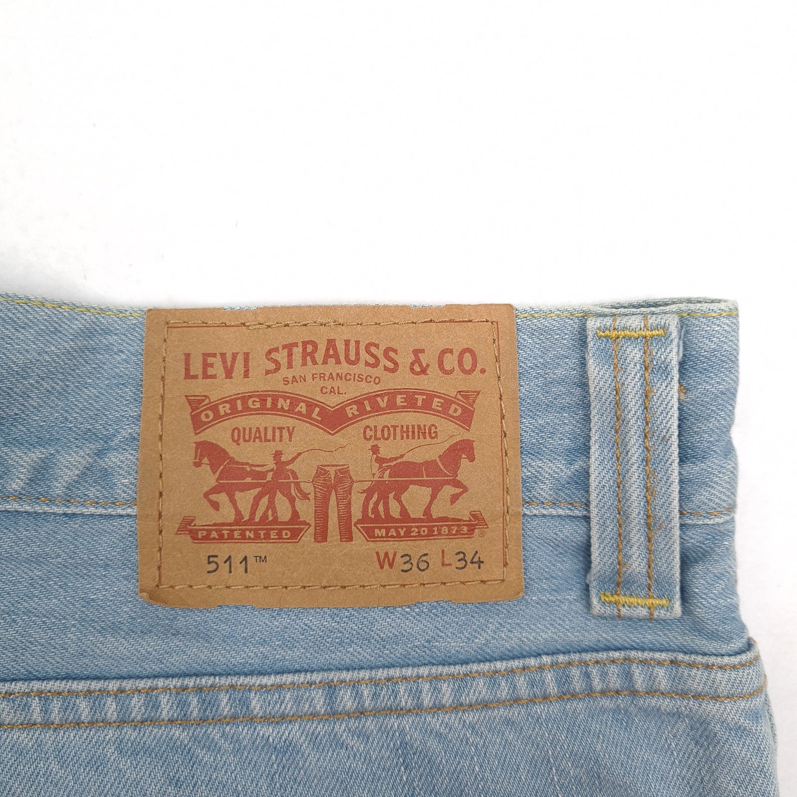 Vintage Levi’s Jeans 511 Men Slim Straight Fk8 Size W36 L34