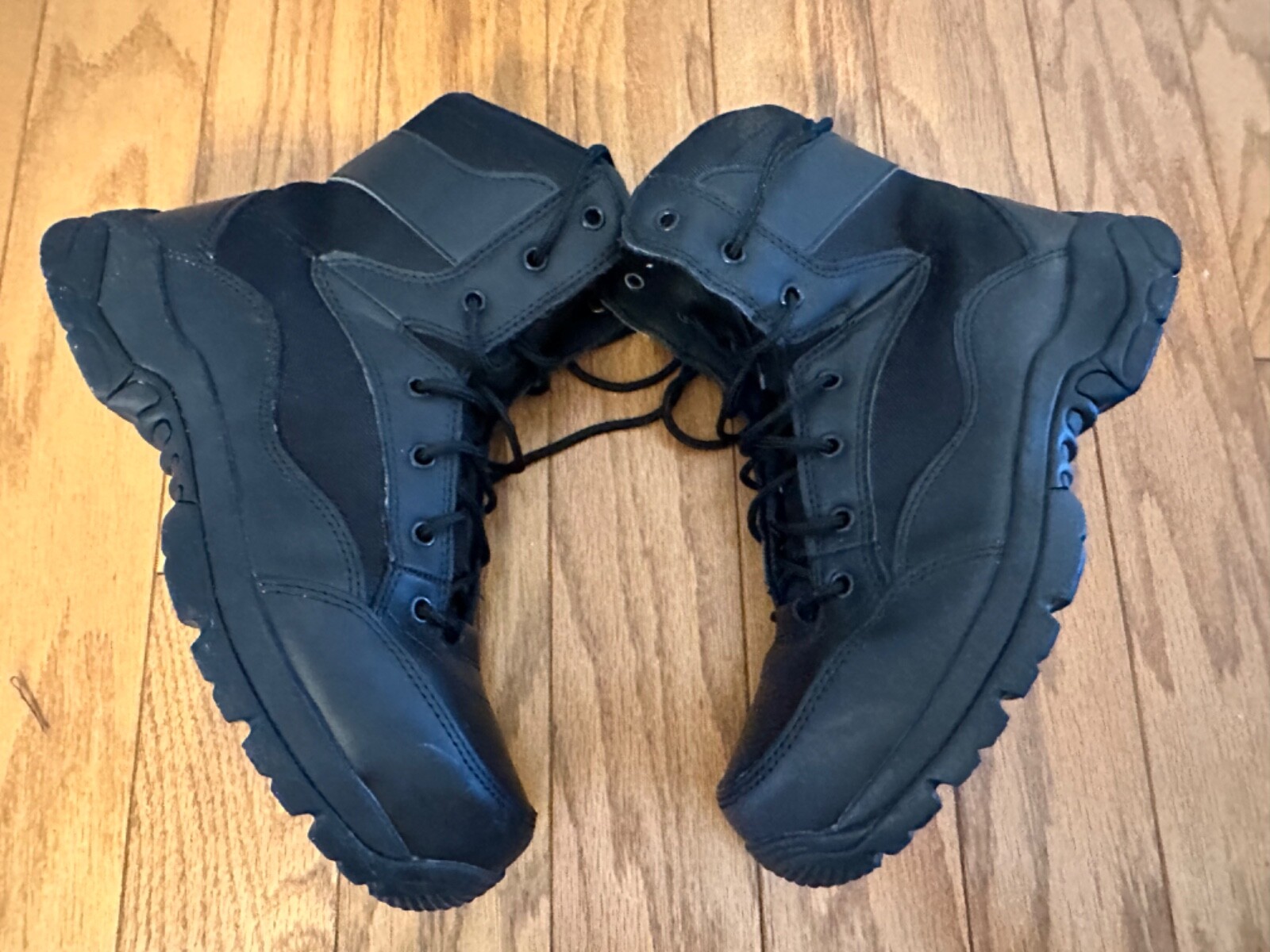 Combat Boots Interceptor Men Black ASTM Rated Lightweight Mesh And Leather 9