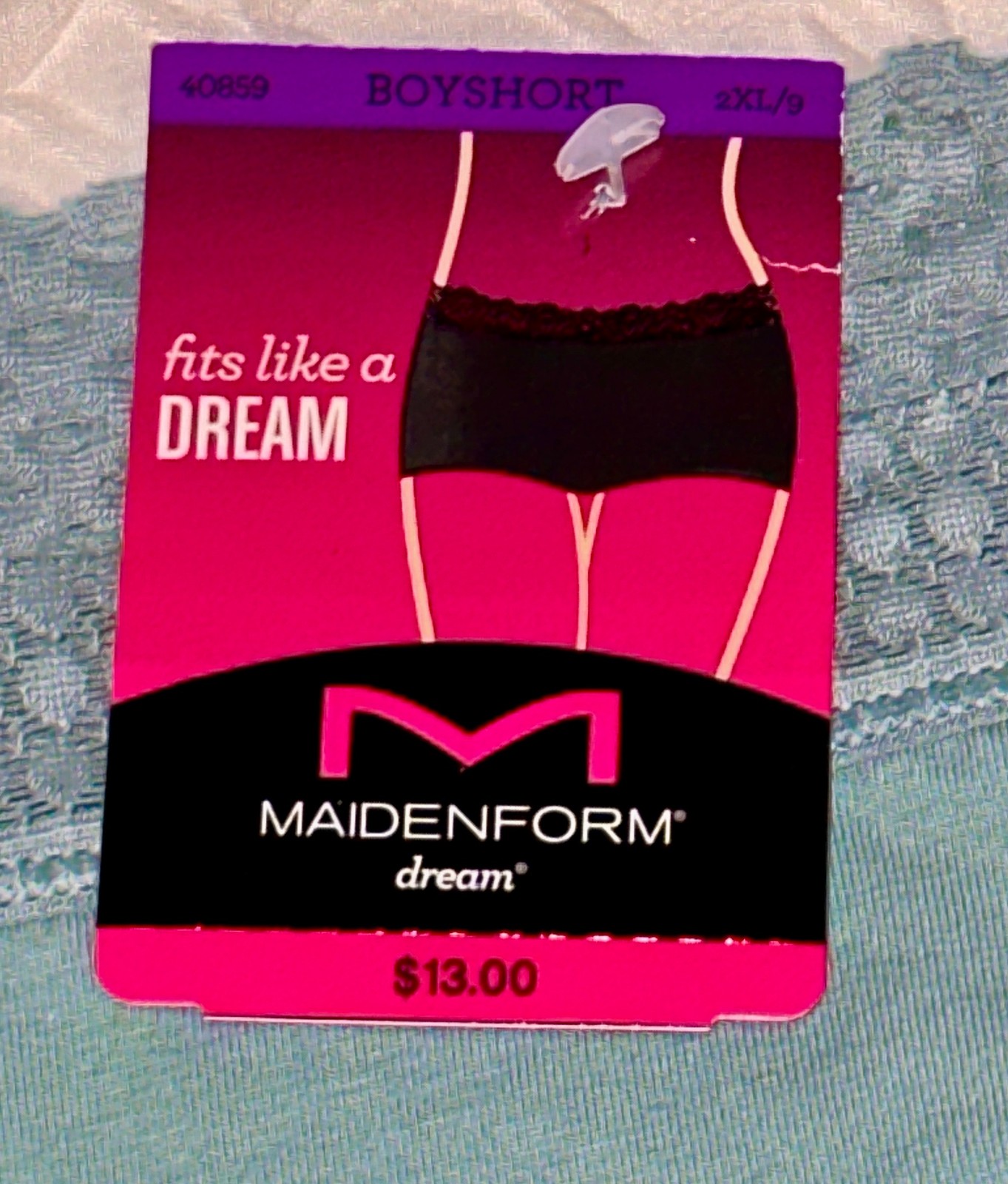 MAIDENFORM Dream Cotton Lace Waistband Boyshort Panty Women S 5 M 6 L 7 XL 2XL 9