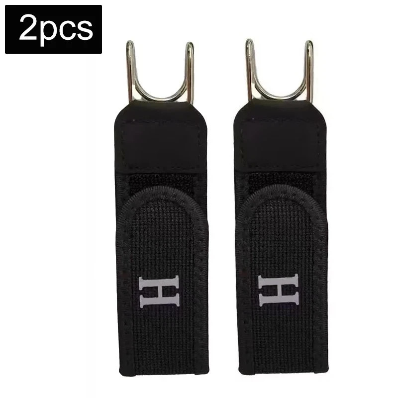 2PCS Tactical Metal Hook Elastic Belt – Buckle-Less Invisible Waist Belt Unisex