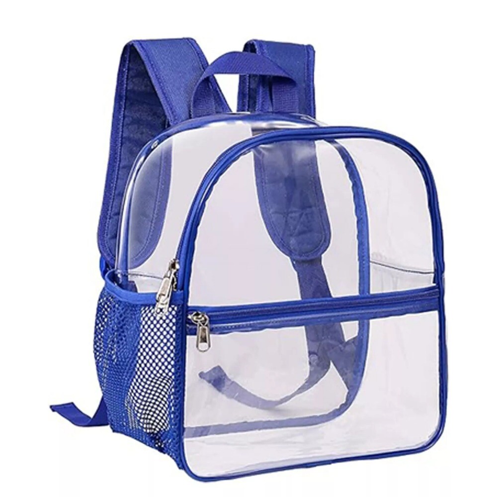Clear Backpack – Stadium Approved Transparent Design Waterproof Bag 12×6×12 inch