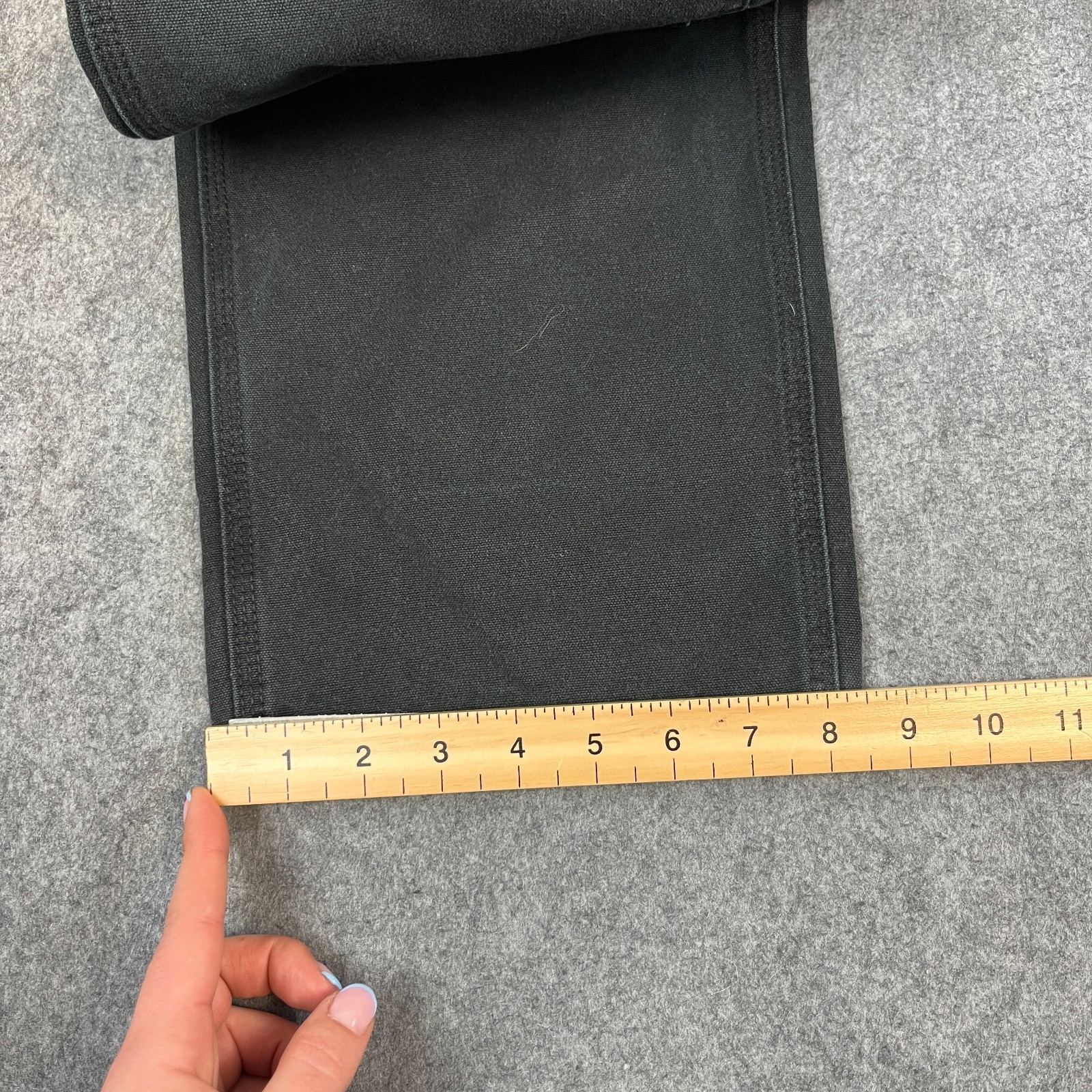 Vintage Carhartt Mens Jeans Double Knee Straight 34 32 Carpenter Loop Black