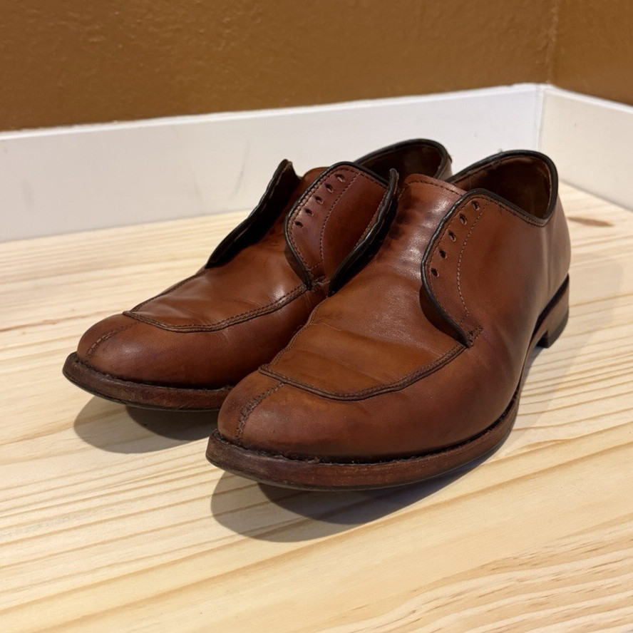 Allen Edmonds Delray(?) Brown Leather Derby Lace-Up Dress Shoes Men’s 8.5D 1298