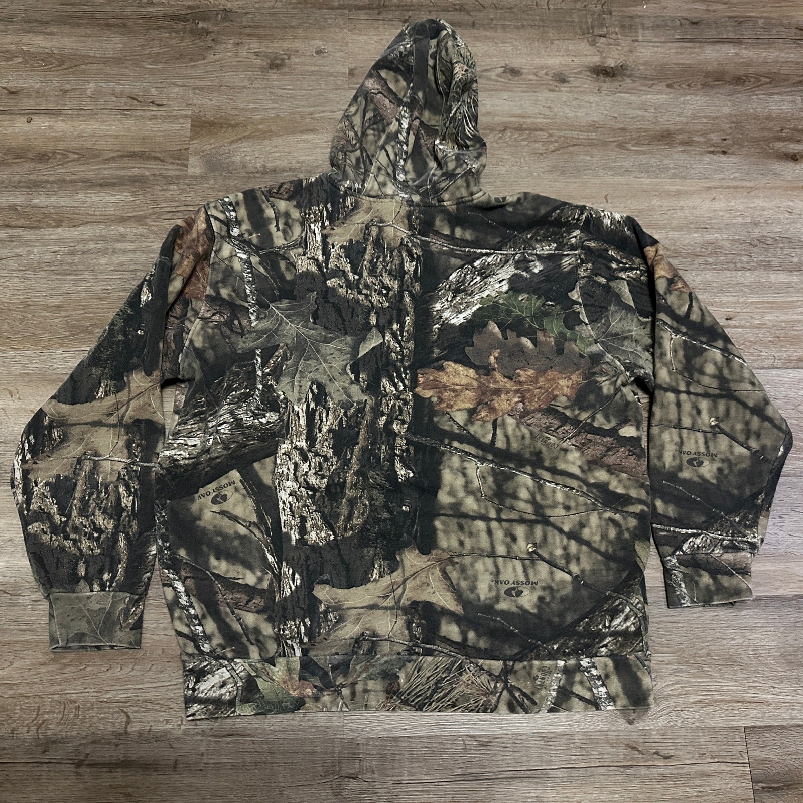Gander Mountain Mens Mossy Oak Camo Hoodie Sweatshirt Large 16W-KN606S16