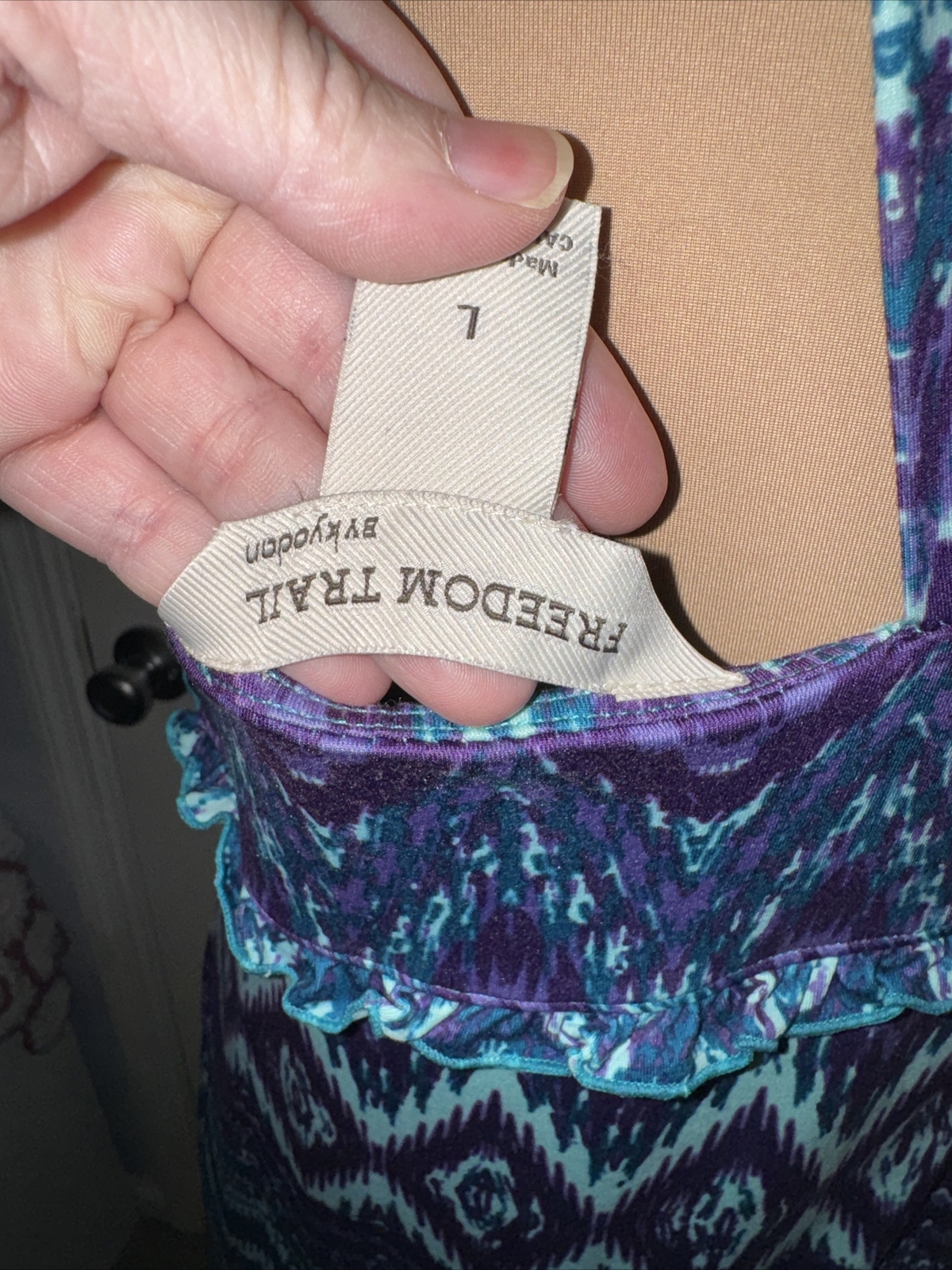 Freedom Trail By Kyodan Athletic Dress Built In Bra Size Large Racerback