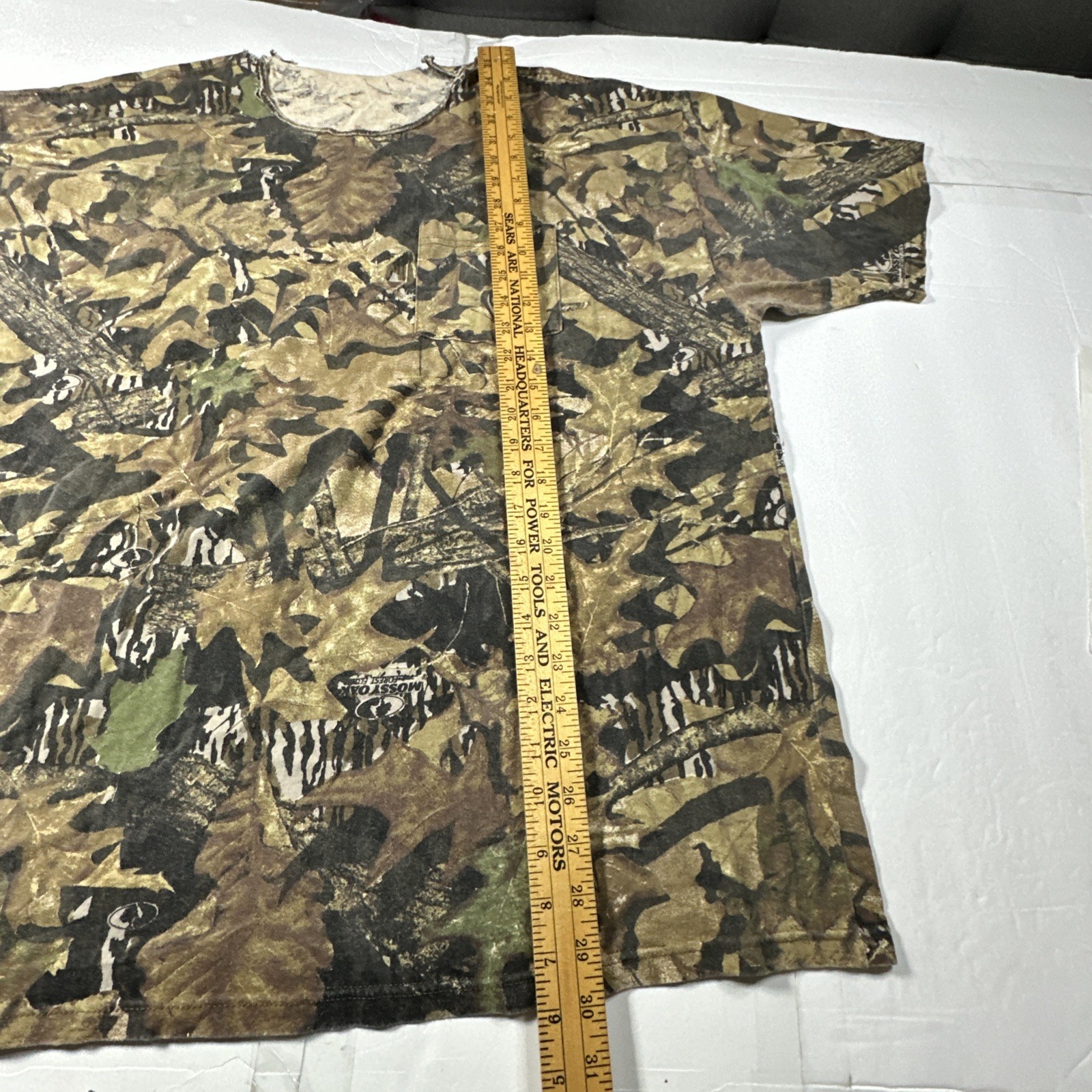 Jerzees Mossy Oak Outdoors Mens Camo Tshirt Sz- XL #2532