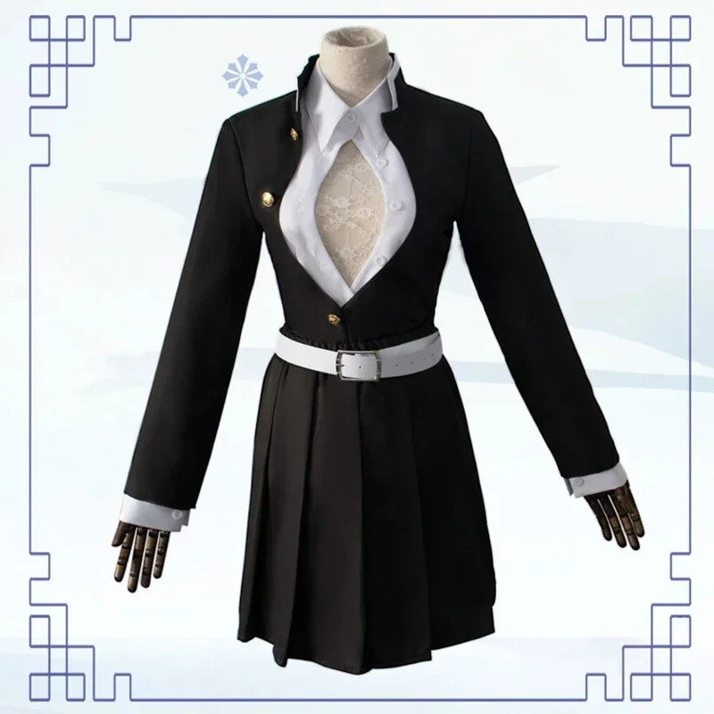 Clothes Halloween Anime Kanroji Mitsuri Cosplay Costume Kimono Haori Dress Wig