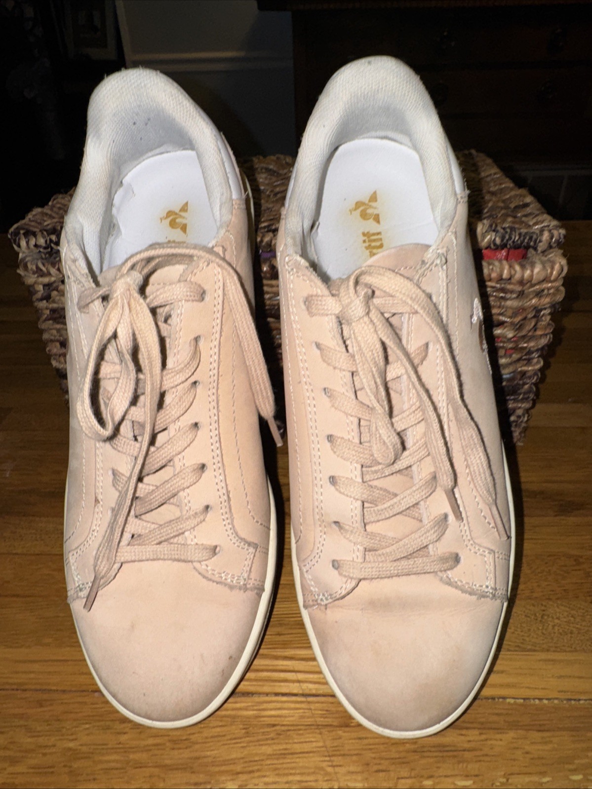 Le Coq Sportif Peach/Tan Women’s Sneaker Size 7.5