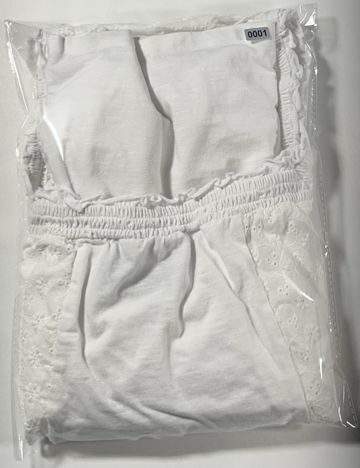 Lane Bryant Relaxed White Eyelet top Size 26/28