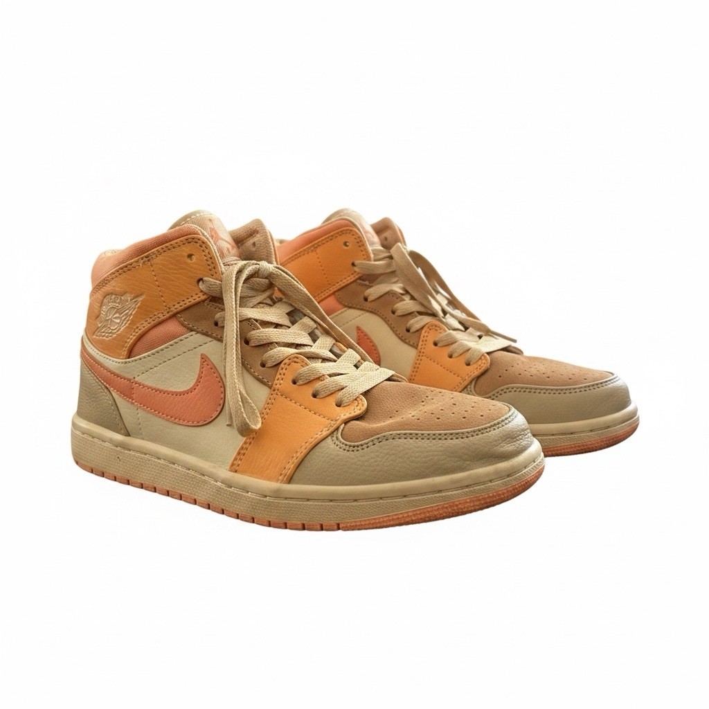 Nike Air Jordan 1 Mid ‘Apricot Orange’ sneakers Women’s Size 7