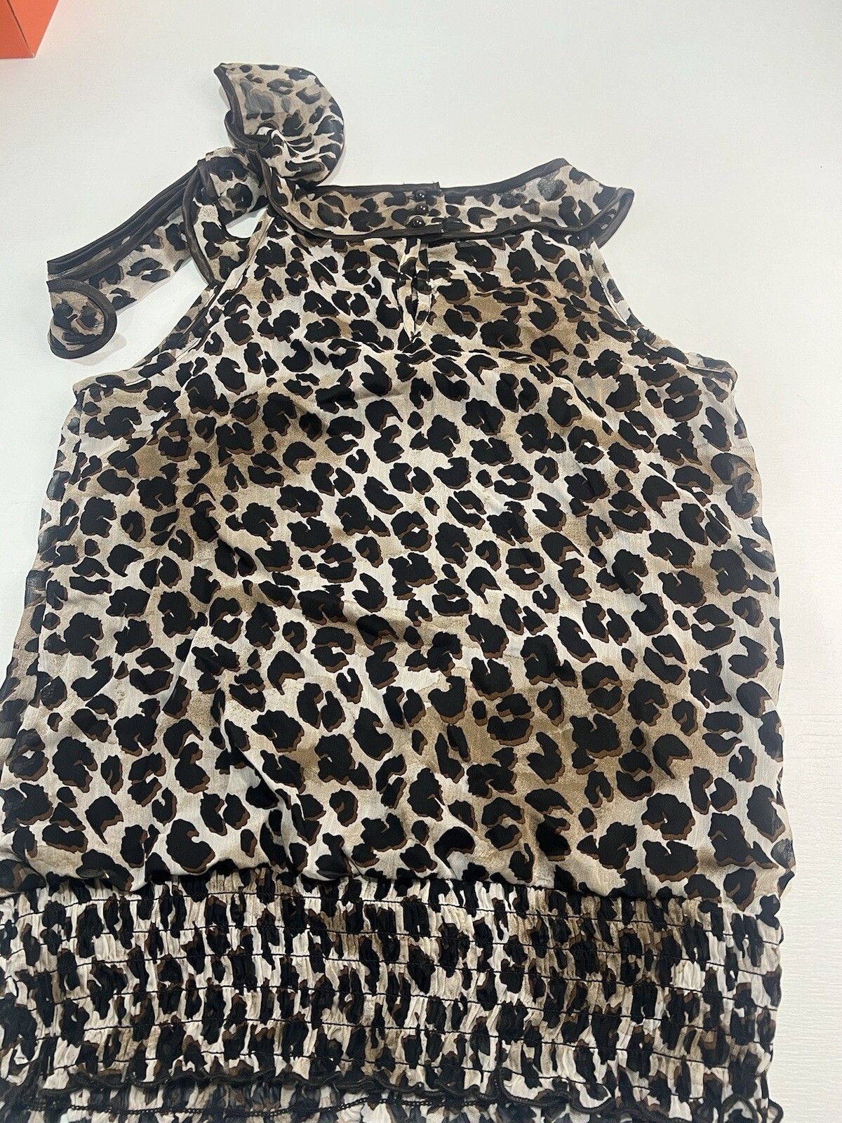 Women’s Shirt Size L Brown Black ￼ Leopard B Wear