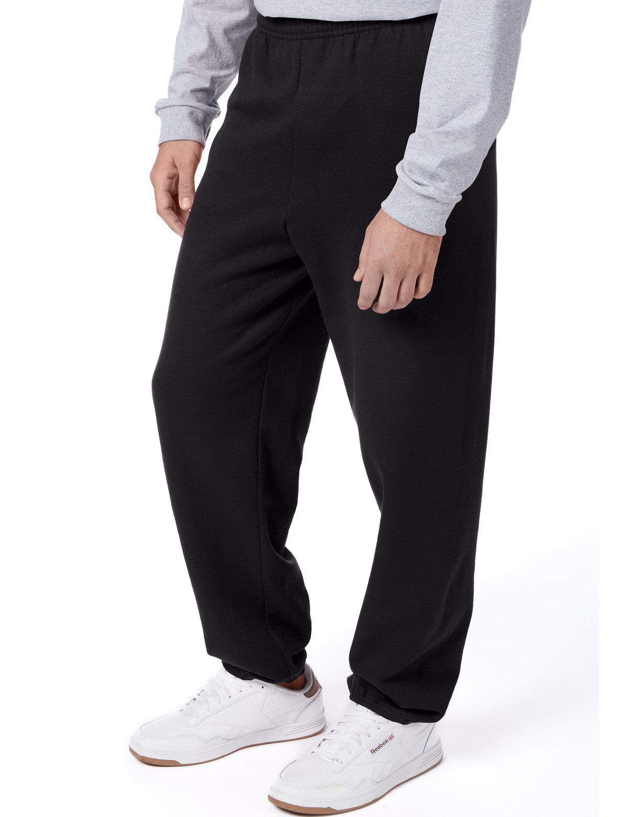 Hanes Men Sweat Pants ComfortBlend EcoSmart Gym Sport Workout Fleece Elasticized