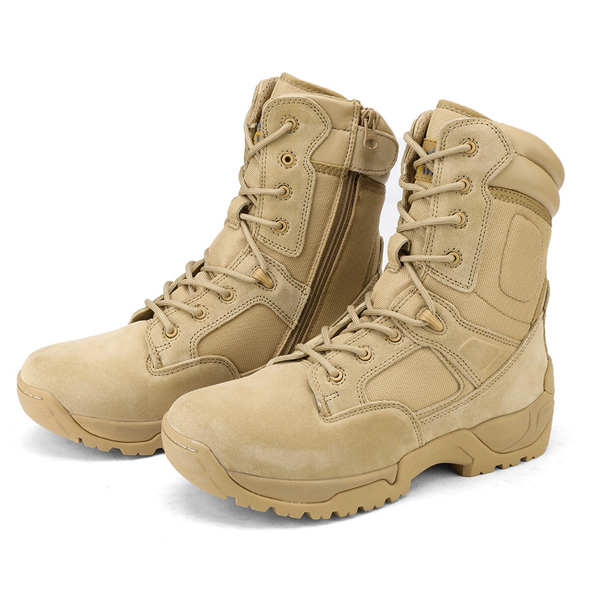 Men’s Military Combat Tactical Work Boots Hiking Motorcycle Boots Size 6.5-15
