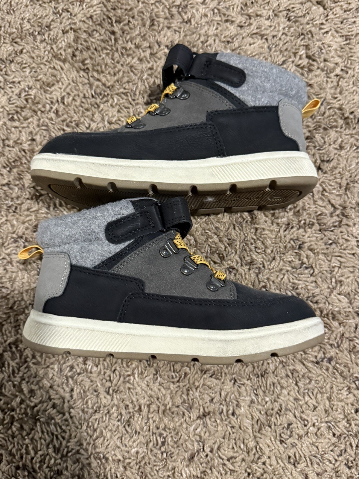 Cat & Jack Boys Toddler Size 12 Boots Blue & Gray
