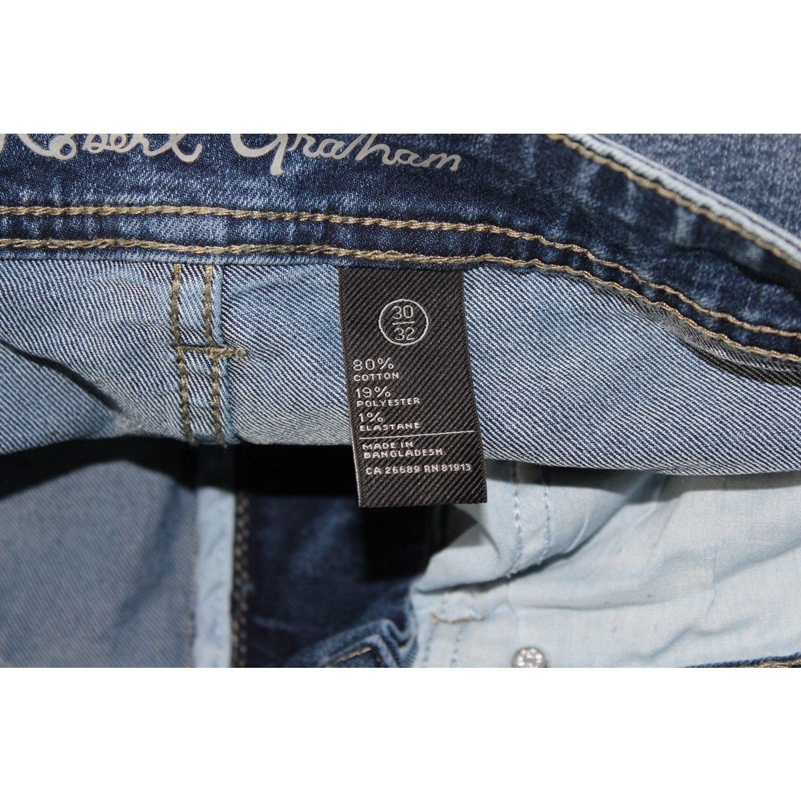 ROBERT GRAHAM MERTON Men’s JEANS SIZE 30×31 Light Indigo