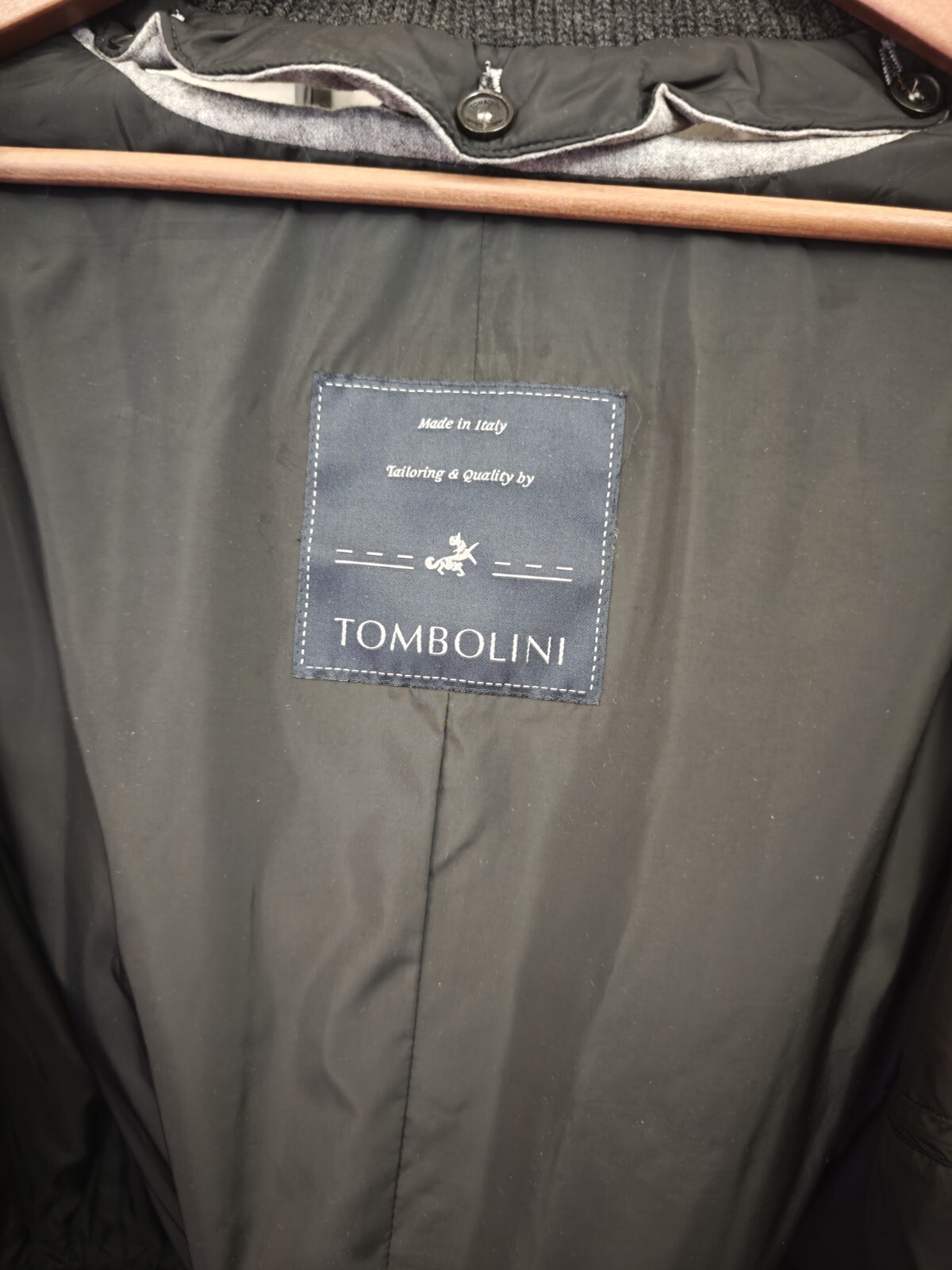Tombolini 800€ Men’s Jacket 100% Virgin Wool Size EU 54 ( XL ) Made in Italy