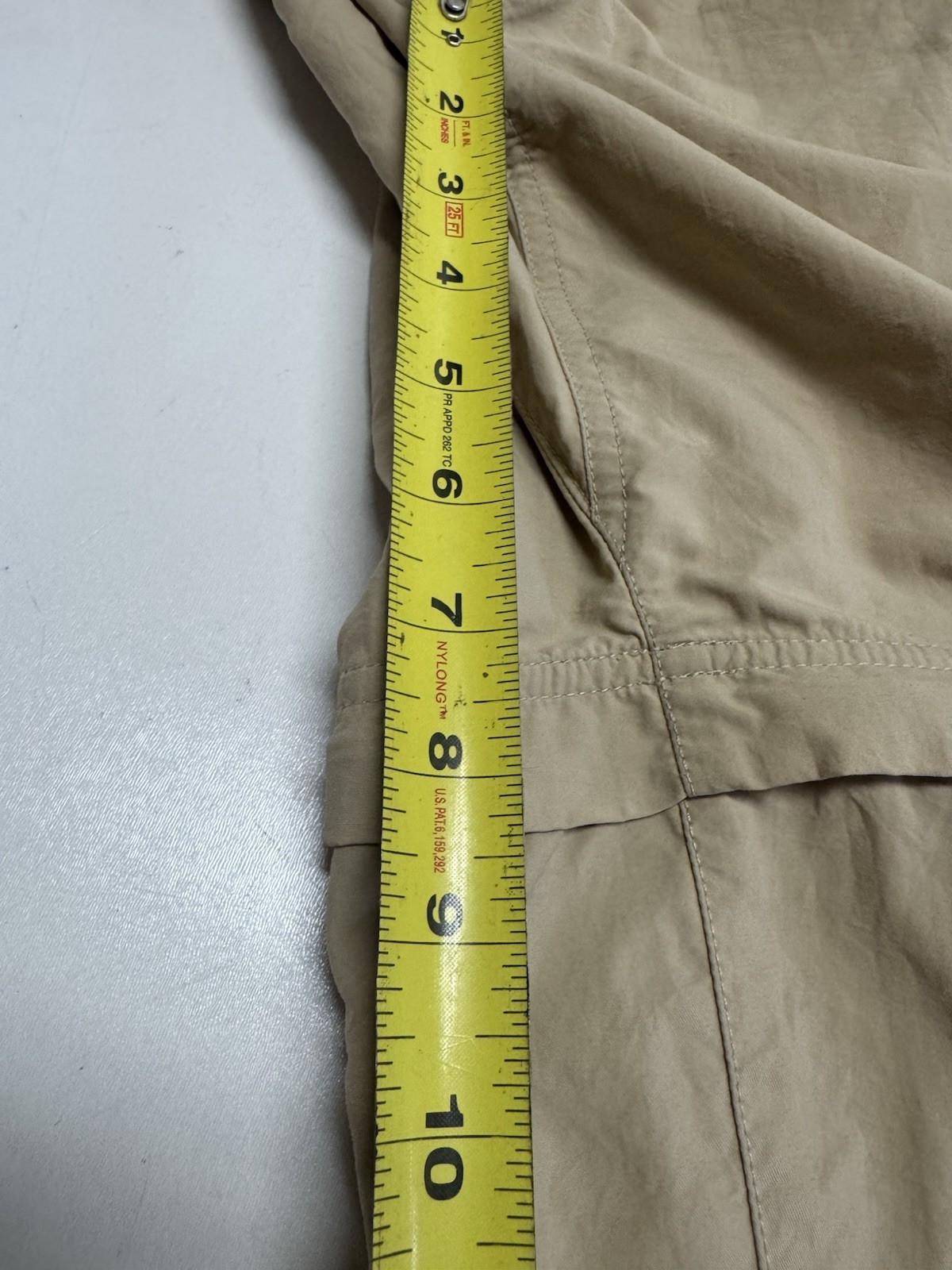 Patagonia Gi II Khaki Tan Nylon Zip Off Convertible Pants 55043 Men’s Size XL