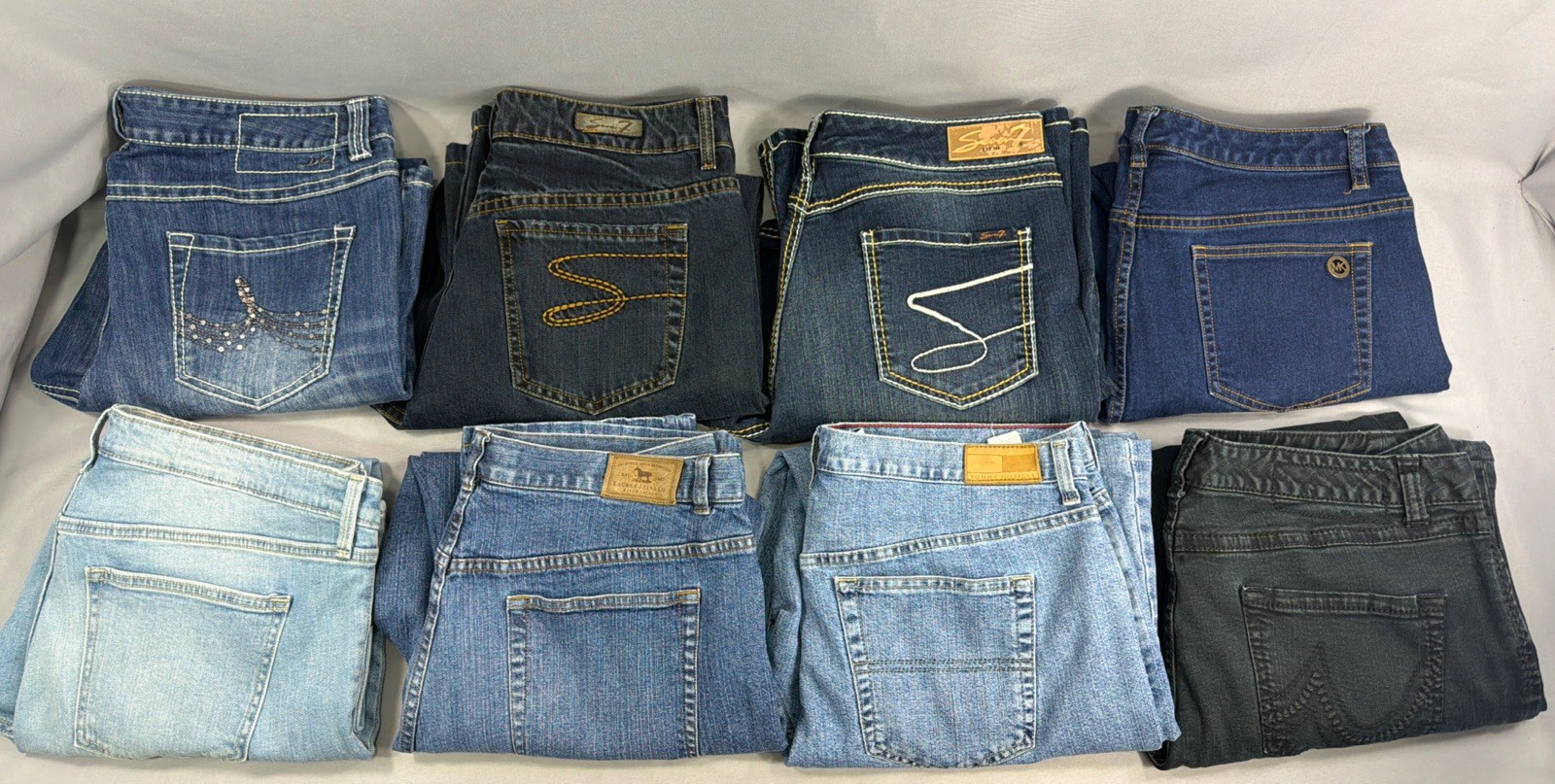 Women’s Jeans Size 16 Bundle Lot Of 8- Inc Denim-Tommy-Lauren -Gap-Michael Kors