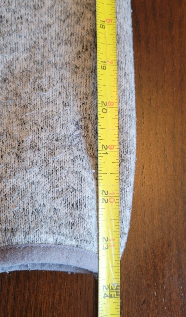 LL Bean Gray 1/4 Snap Pullover Sweatshirt Women’s Regular Small (B16)