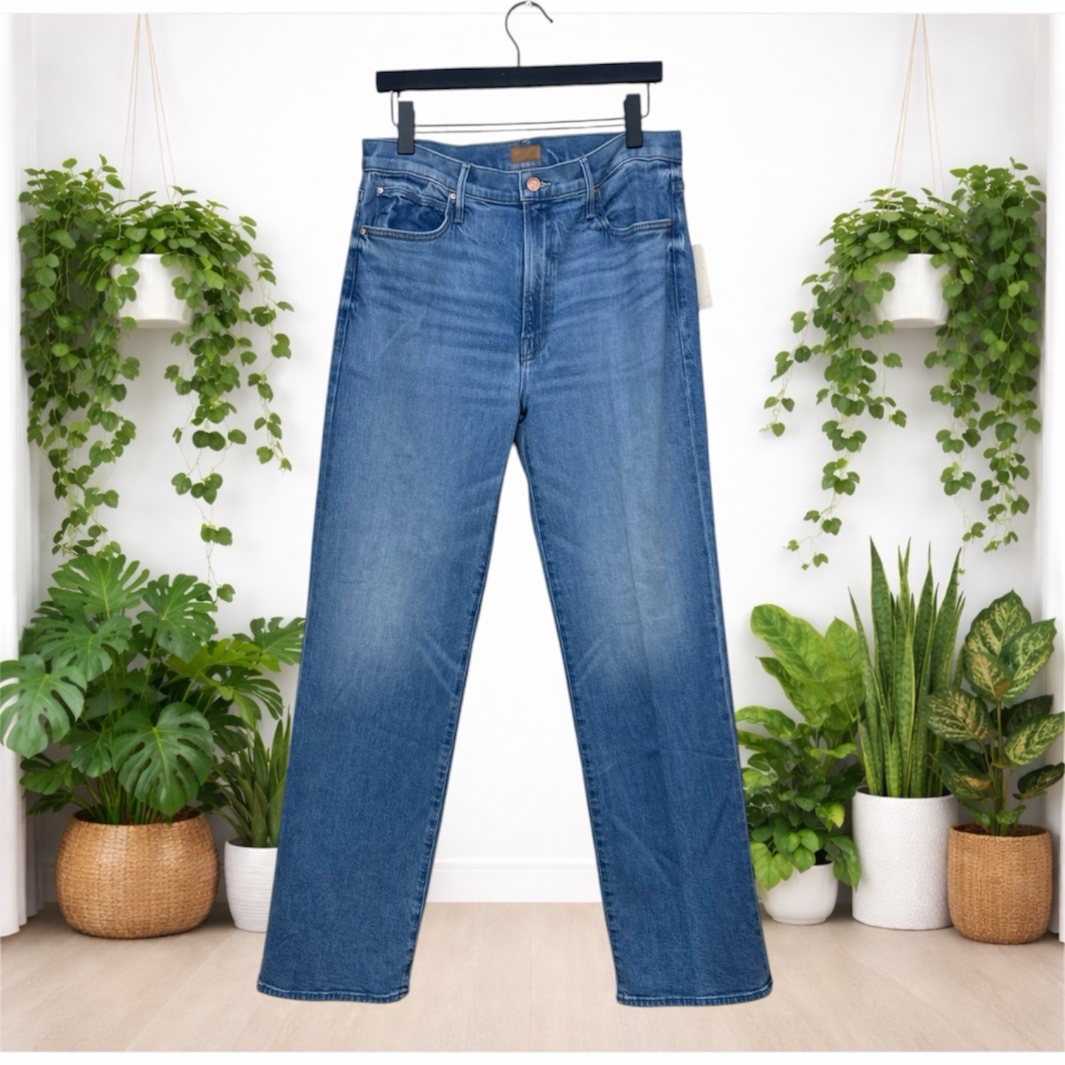 Mother The Kick It High Waist Straight Leg Jeans NWT | Size 32 | Item #3507