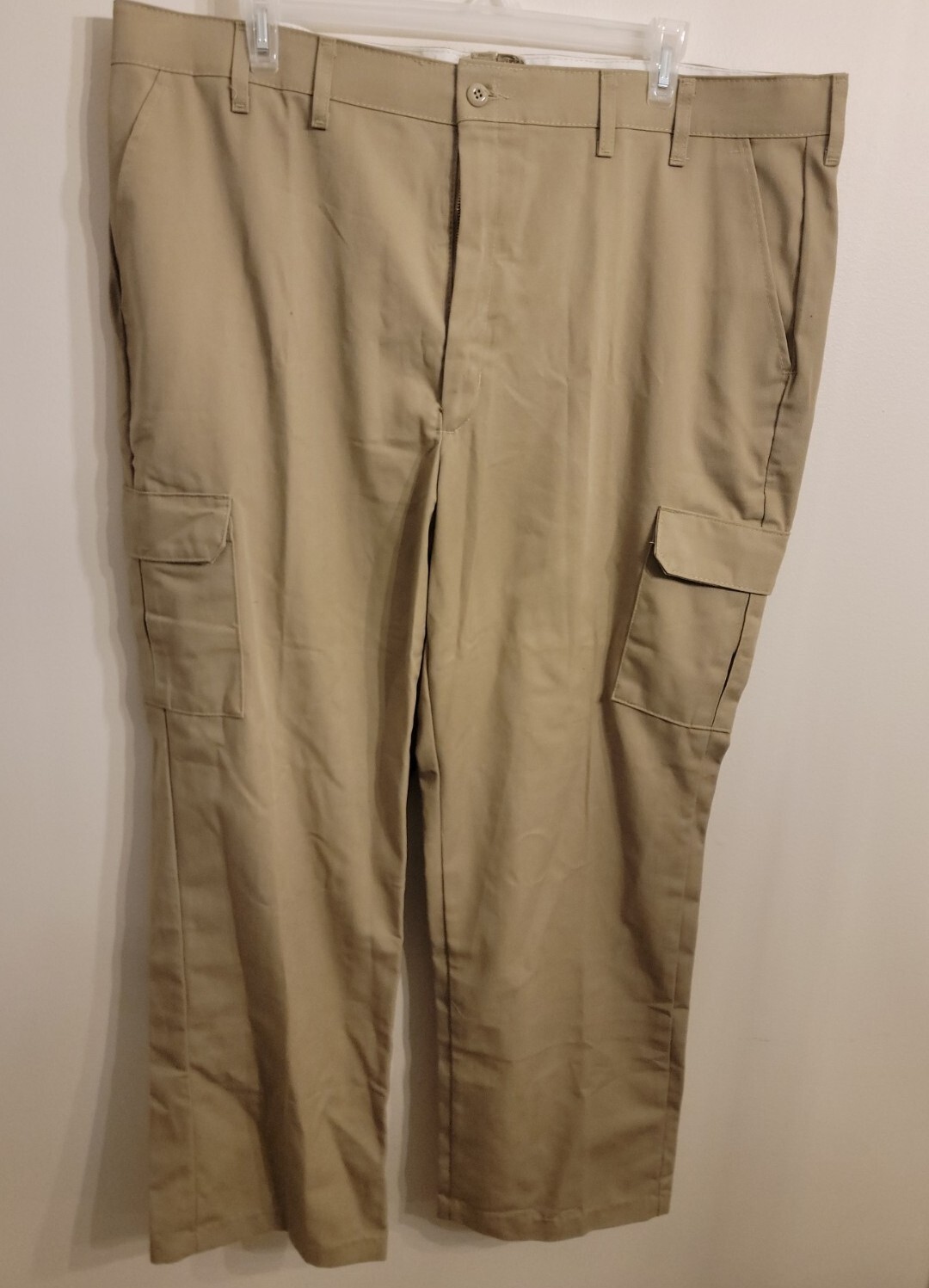 Red Kap Men’s Industrial Cargo Pants PT88KHO, Khaki, 46W x 32L
