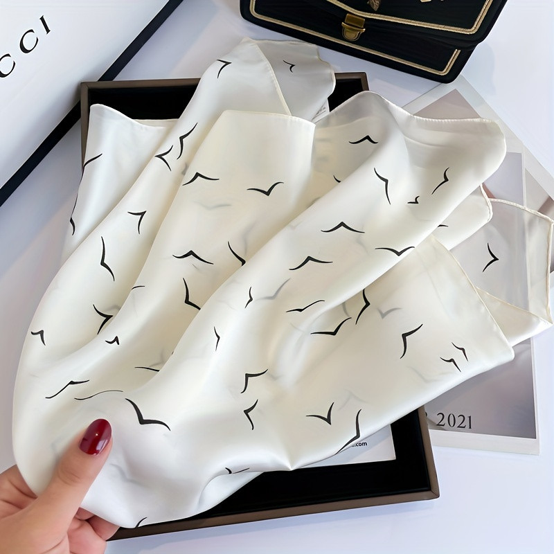 Crafted from Imitation Silk Fabric, This Soft Shawl Is the Perfect Lightweight A