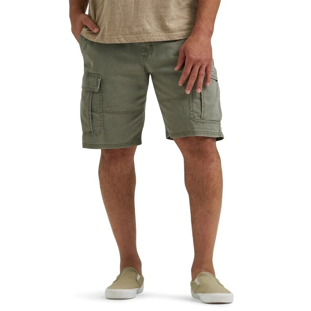 Wrangler Mens Cargo Shorts Olive Green Size 44
