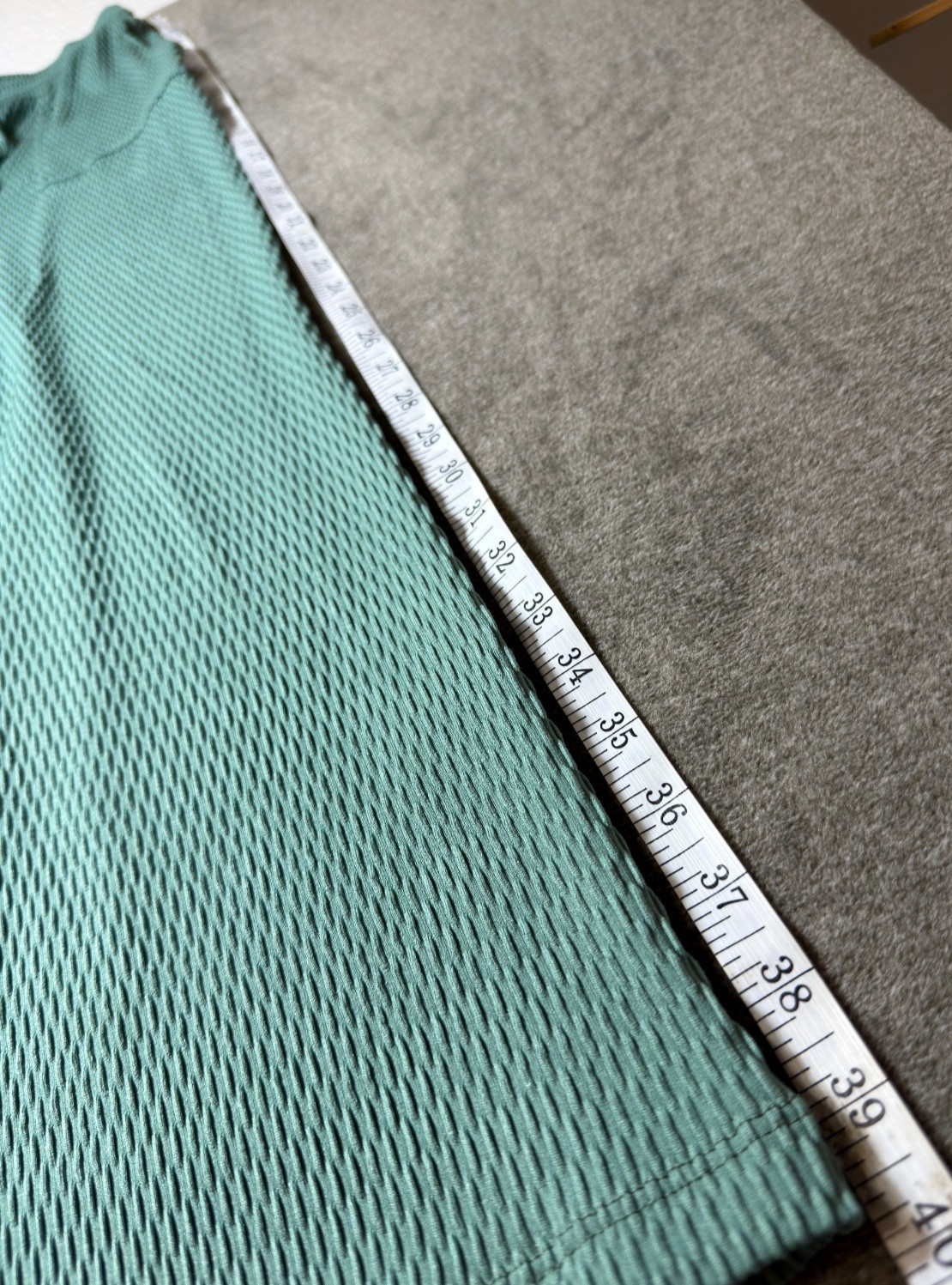 Stylive Teal Textured 2-Piece Boutique Lounge Set Top Pants Medium Made in USA