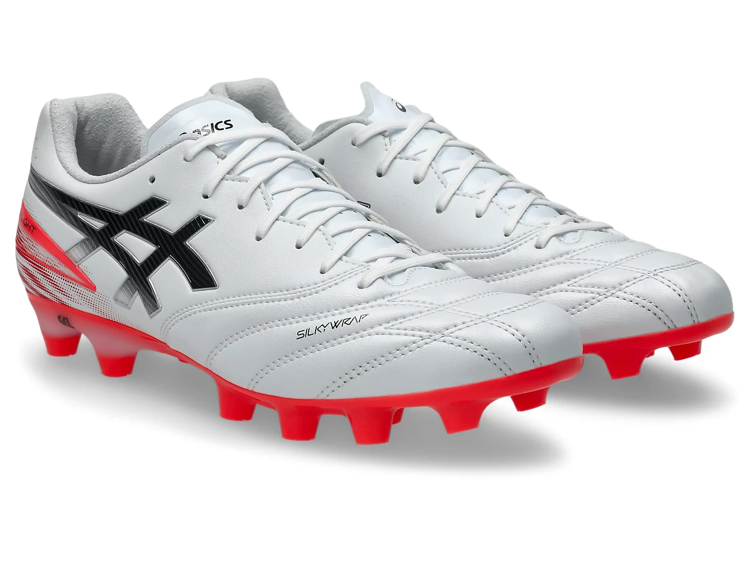 ASICS DS LIGHT PRO 1103A126 102 White Flash Red Soccer Cleats