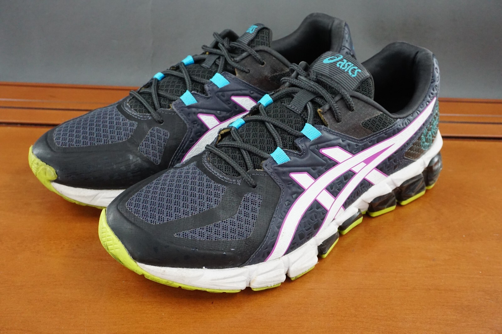 ASICS Gel Quantum 180 TR Shoes Womens Size 11 Black Mesh Lace Up Low Top Trainer