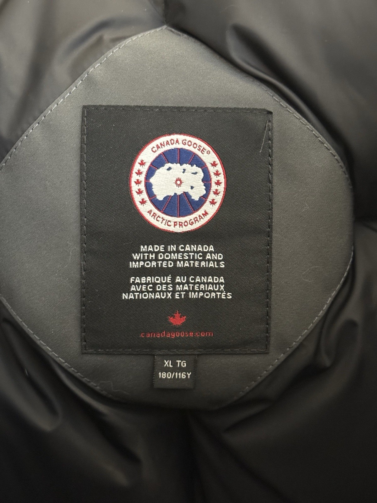Brand New Men’s Canada Goose Expedition Parka In Granite Grey Size XL NWT