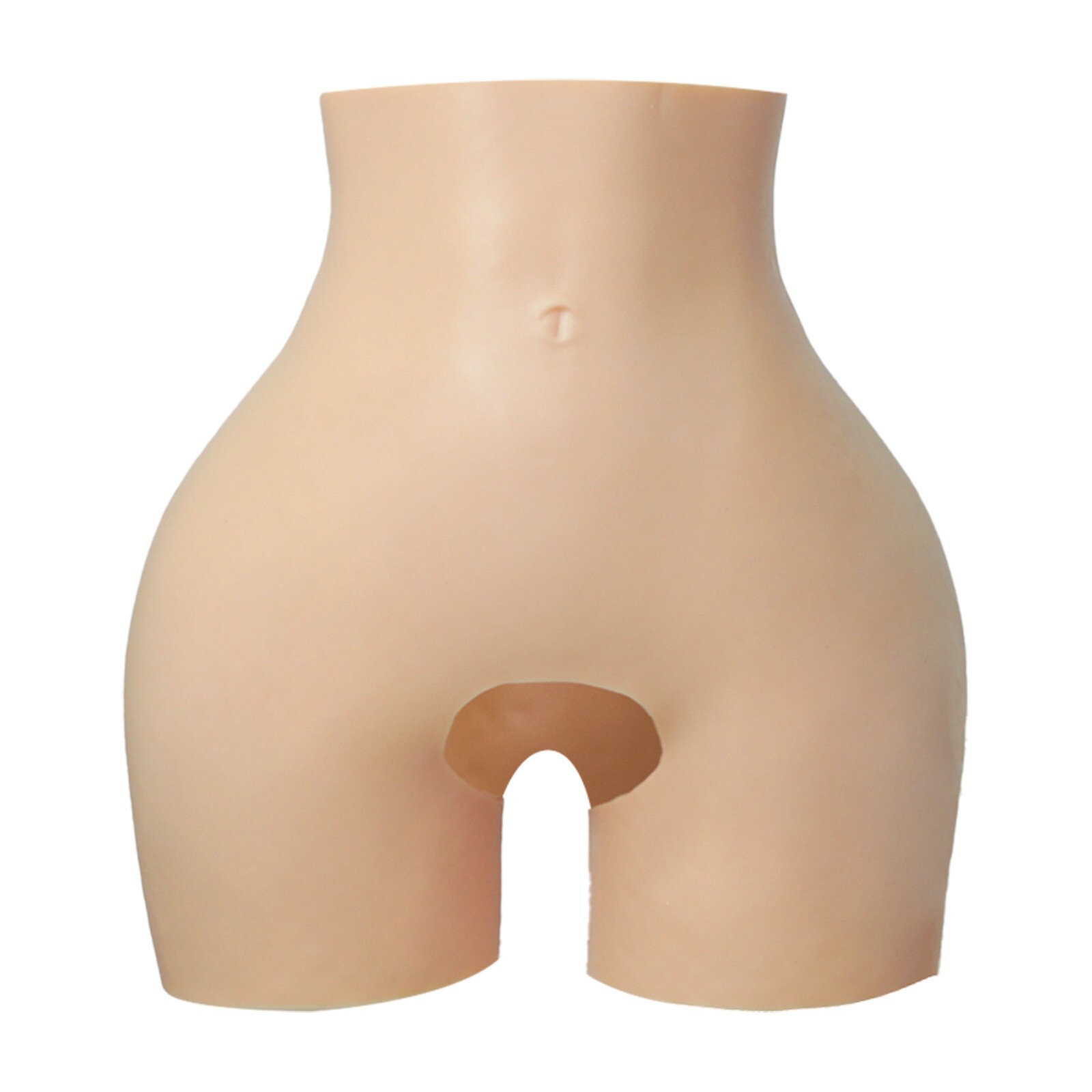 Crossdresser Realistic Silicone Panty Plump Hip Open-Crotch Pants Butt Shapewear