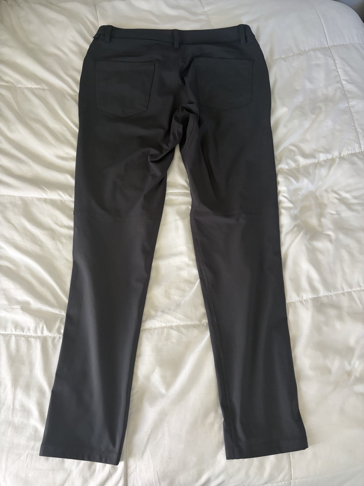 Lululemon Men’s ABC Pants Charcoal Gray, Slim Fit, Warpstreme Stretch