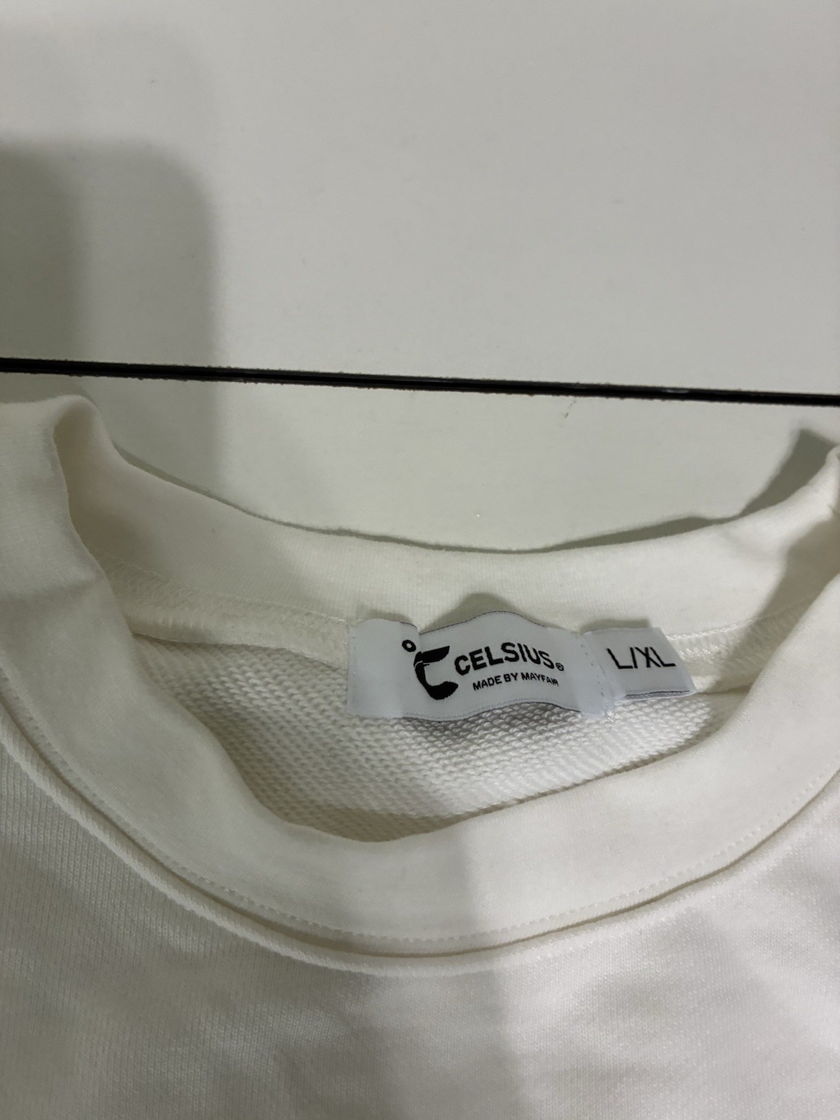 Celsius Energy Sweatshirt Large White Essential Energy Promo Athletic Streetwear