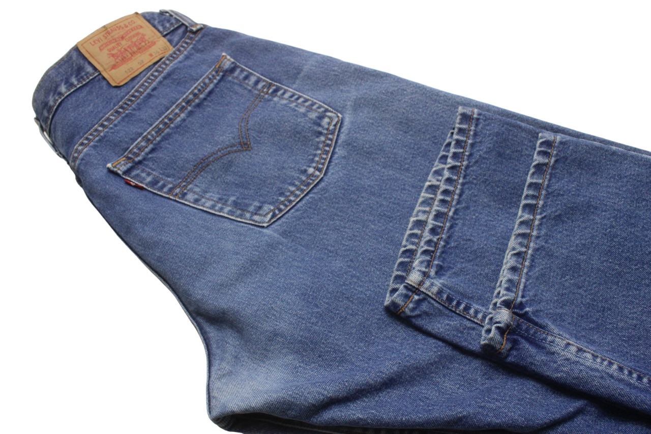 Levi’s 522 02 Mens Jeans W36/L32 Regular Straight Fit Button Fly Denim