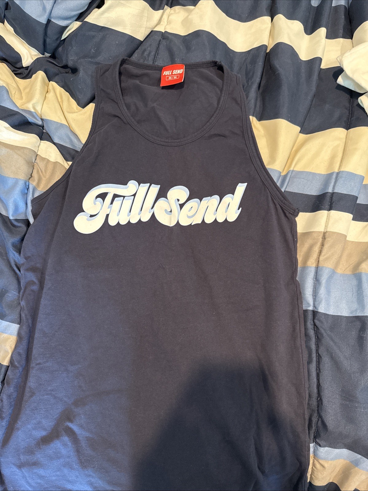 Nelk Boys Full Send Logo Men’s Tank Top Blue, Size M