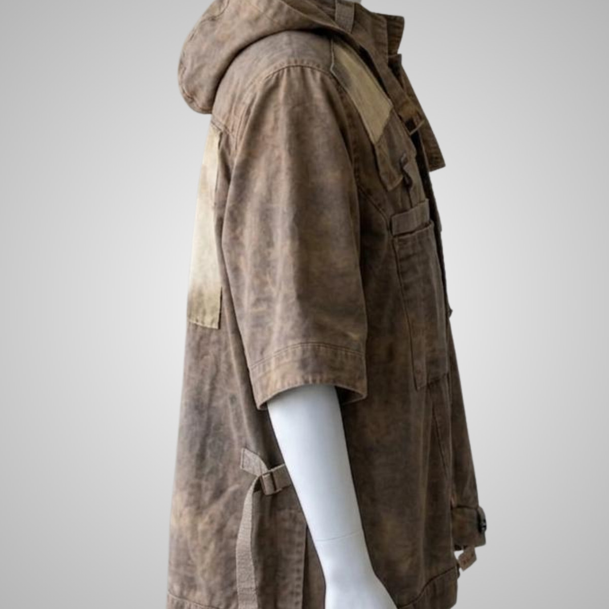 Men’s Vintage Style Coat | Movie Style Brown Denim Coat