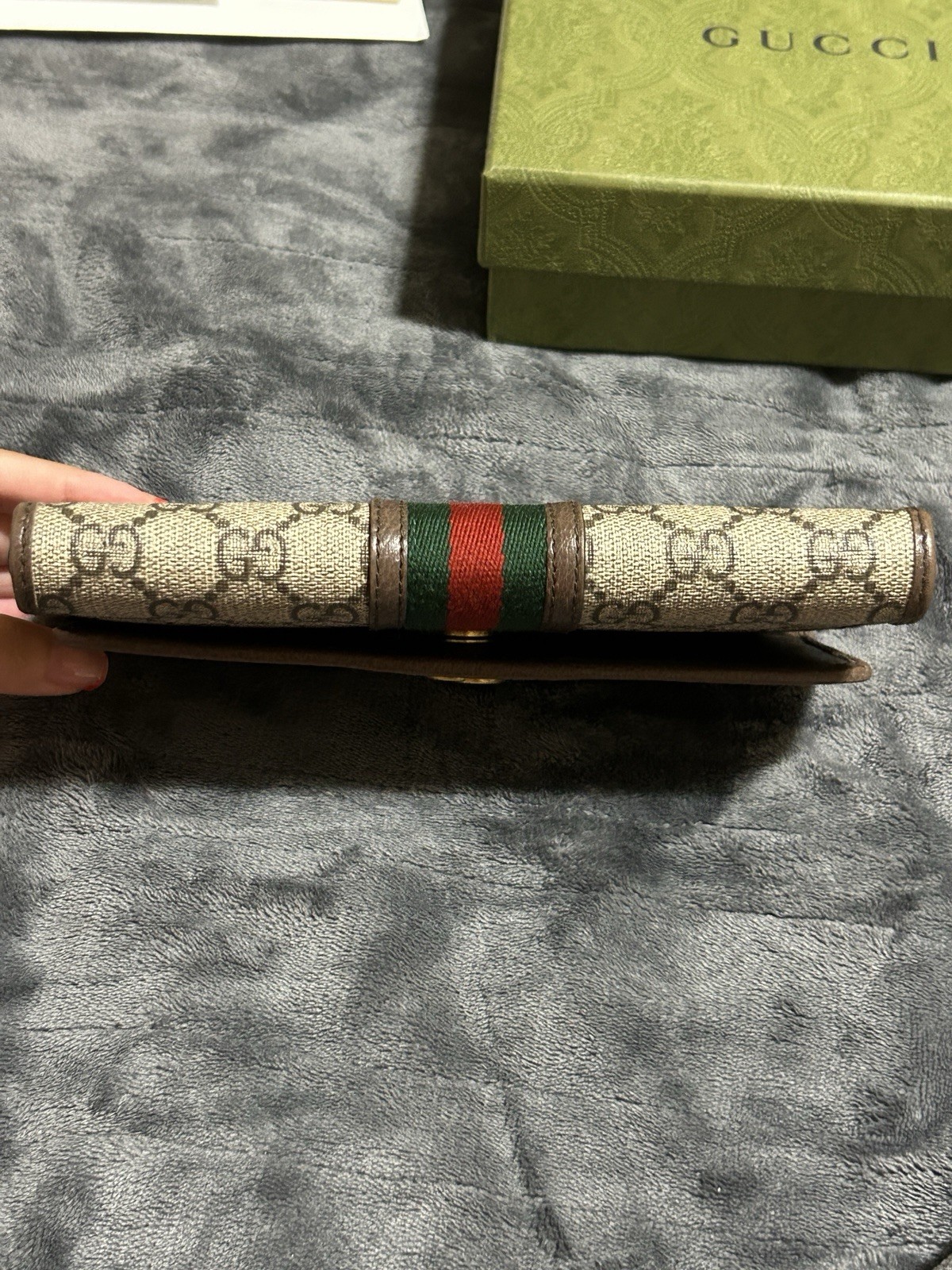Authentic Gucci Ophidia Crossbody GG Wallet On Chain Shoulder Bag