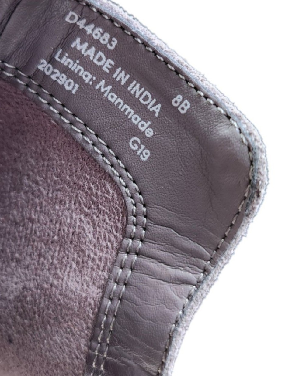 Cole Haan Gray Suede Ankle Bootie Pull-On Almond Toe Elastic Gore 8 Std