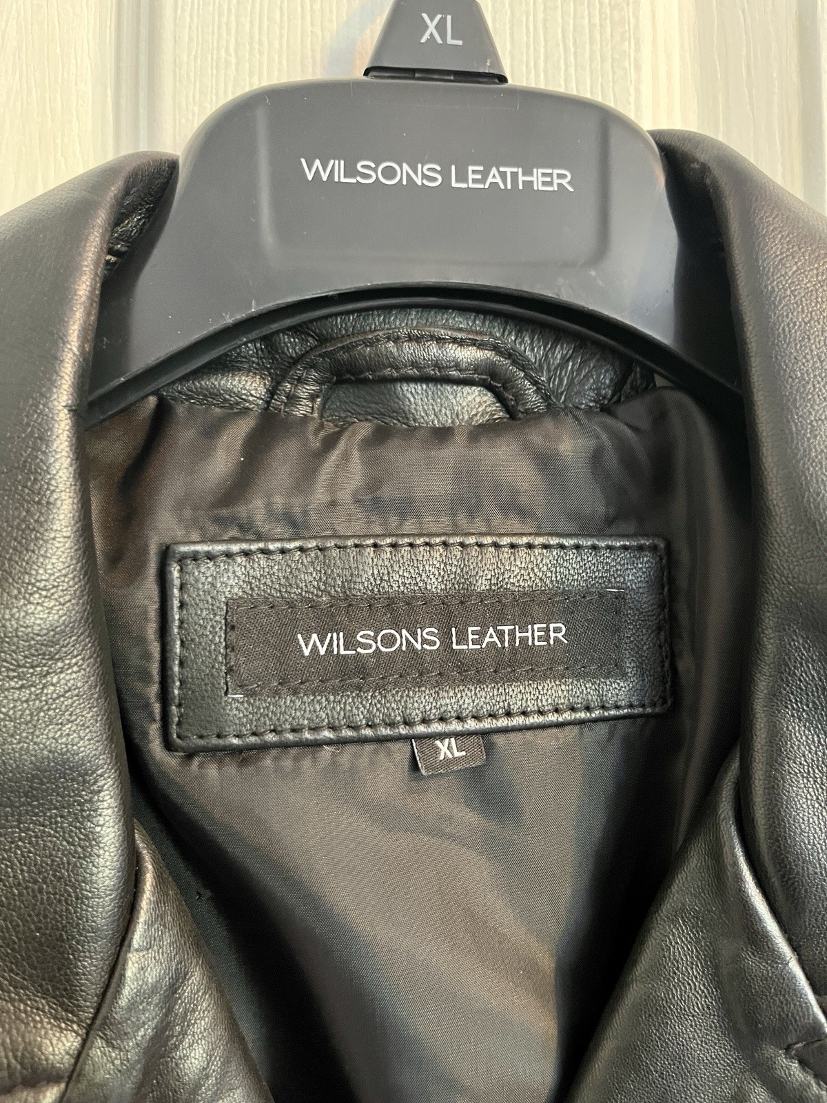 NEW Women’s Black Genuine Leather Wilson’s Bomber Jacket Size XL