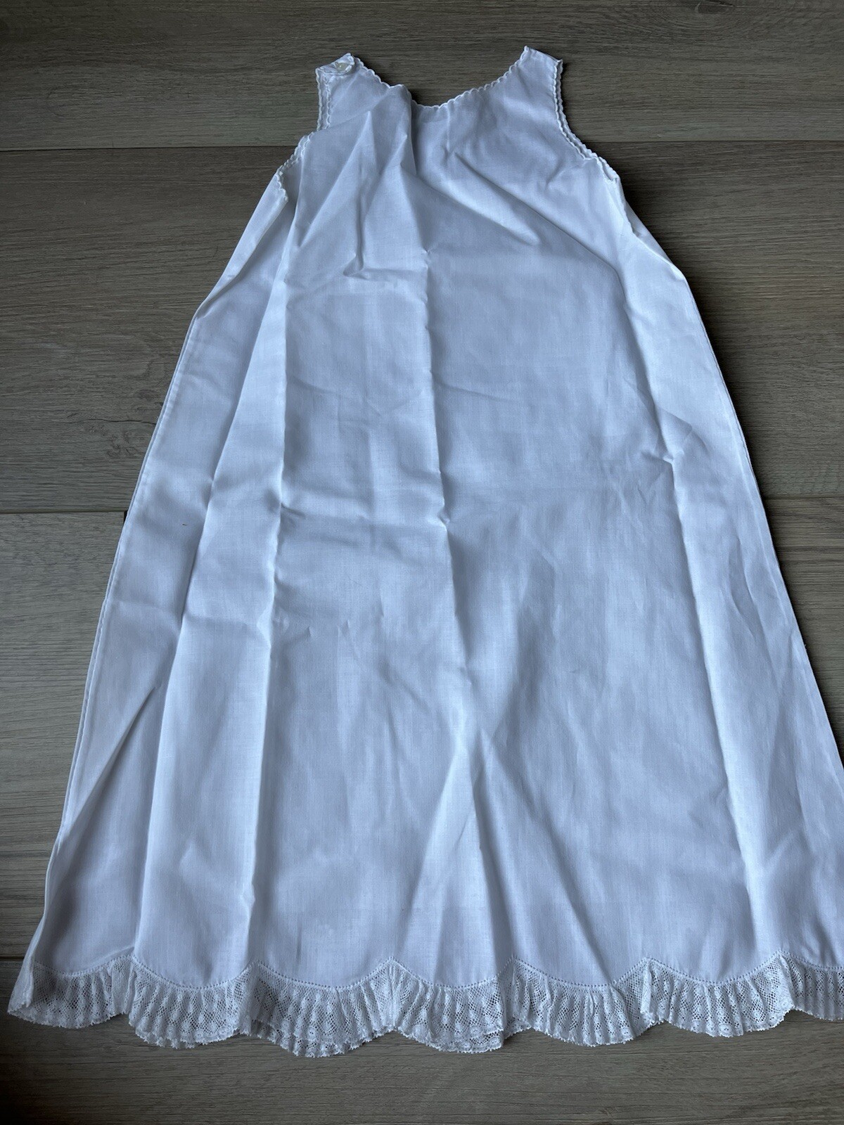Feltman Brothers Girls Slip Dress Christening Gown White Lace NWT LAYETTE 5931