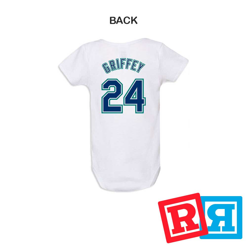 Seattle Mariners Ken Griffey Jr. Baseball Gerber Baby Onesie® Cotton Bodysuit