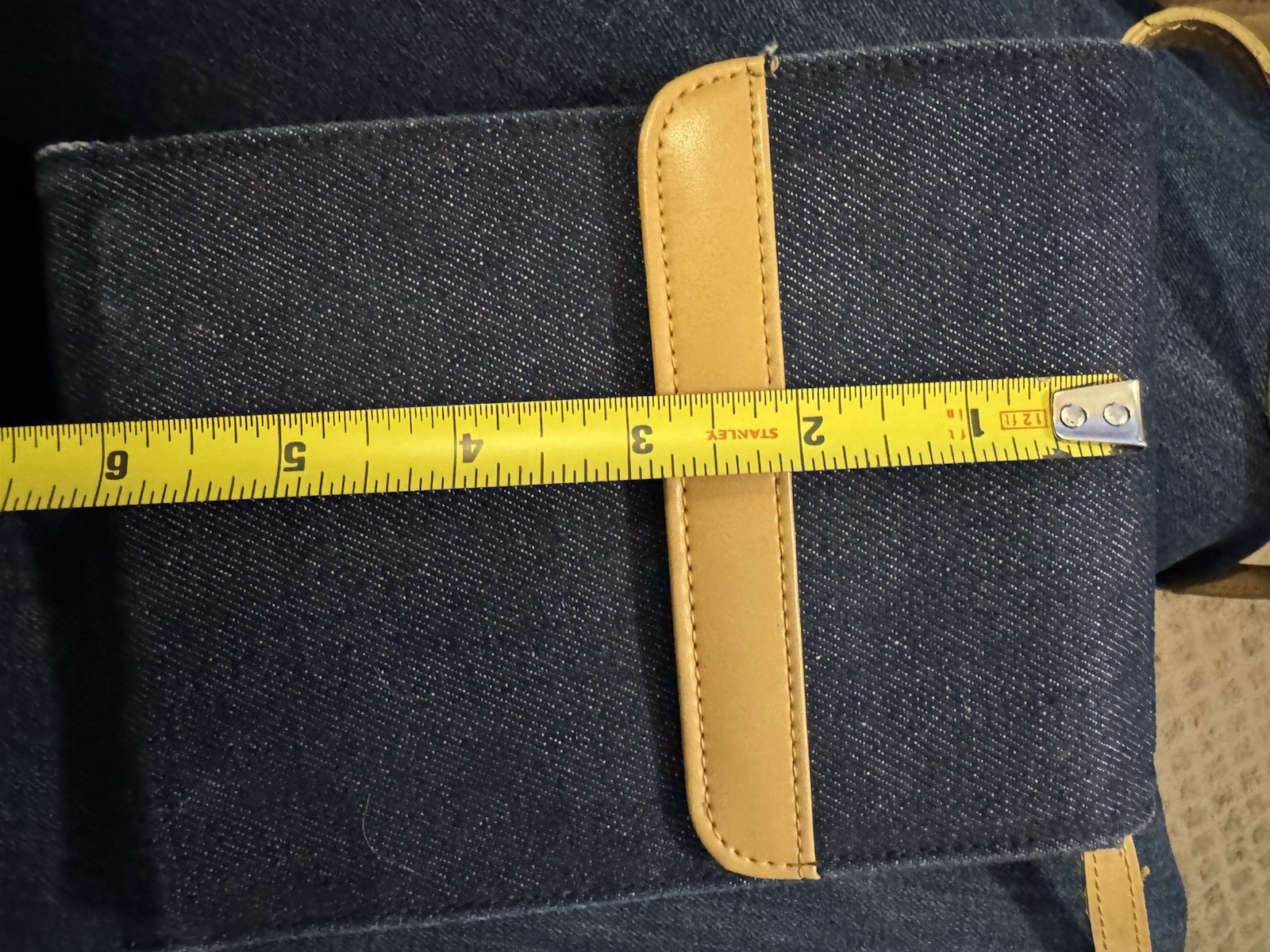 Denim Easy Spirit Crossbody Flat Purse