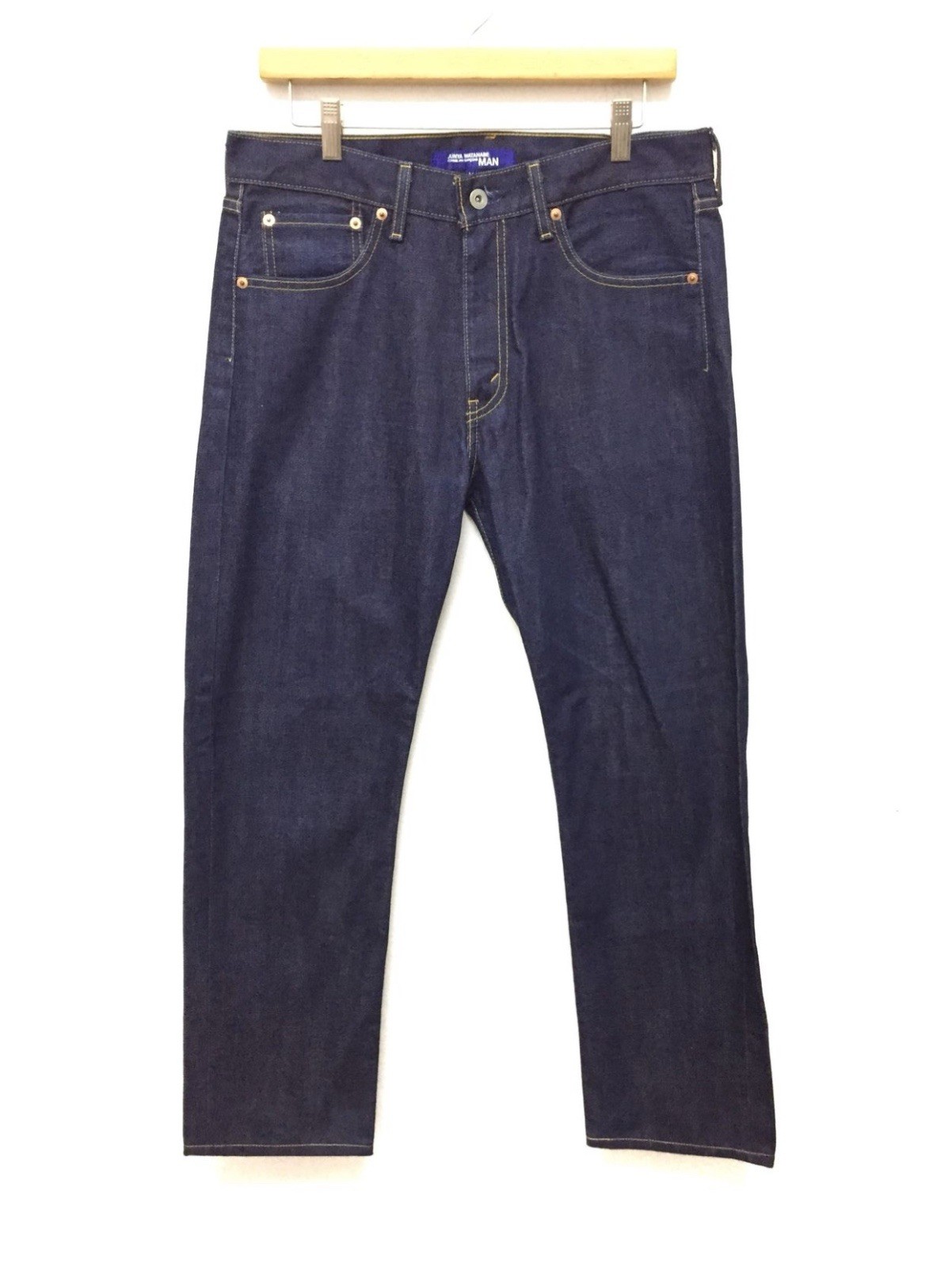 Junya Watanabe Comme des Garçons MAN Dark Blue Cotton Denim Straight Jeans Men