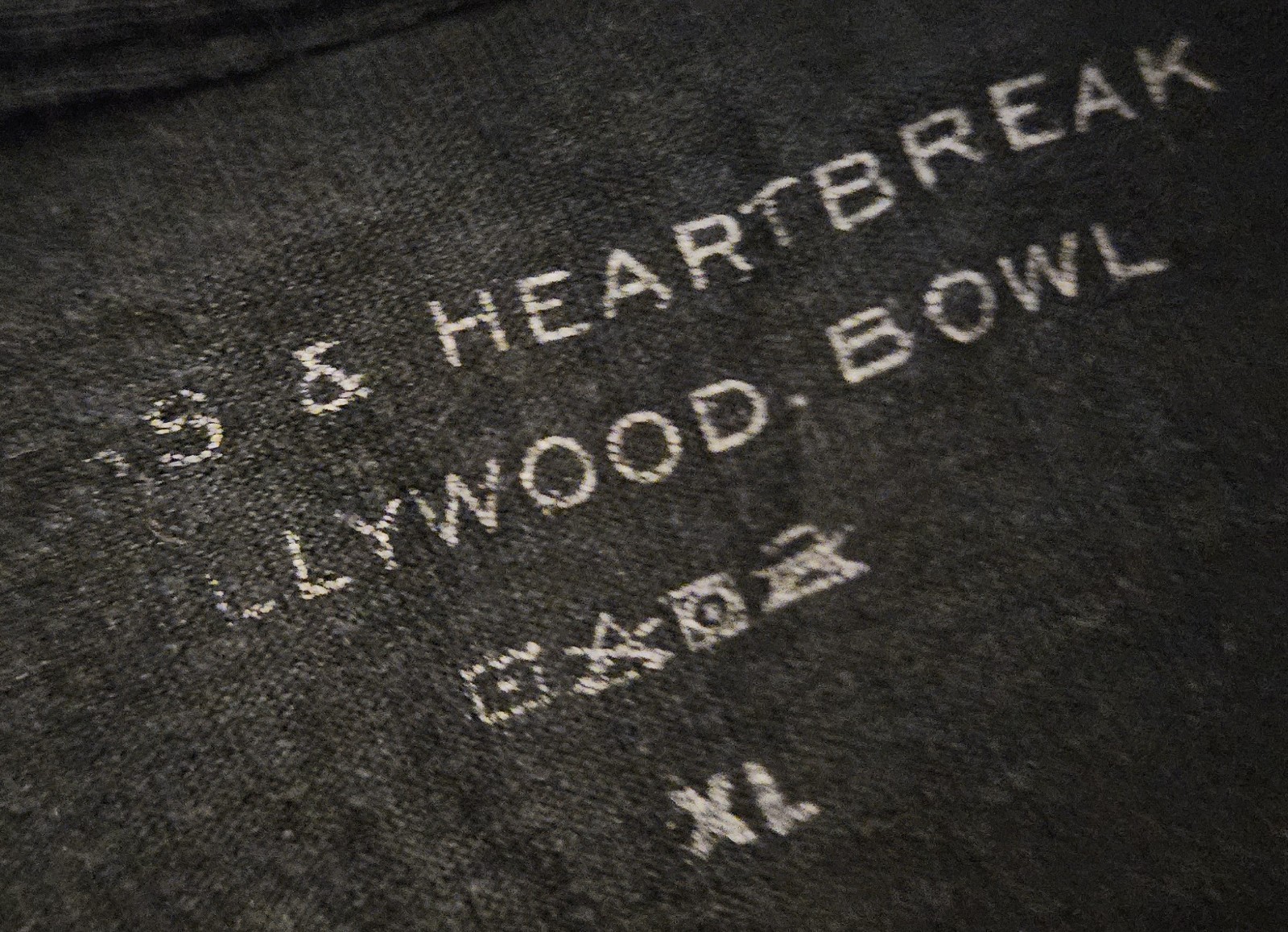 Kanye West 808s & Heartbreak Hollywood Bowl Tour2015 Shirt XL Black RARE Concert