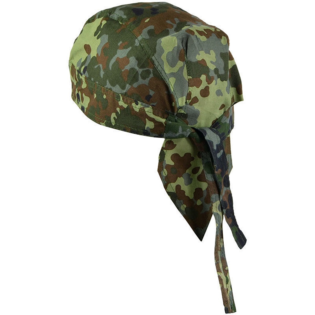 Mil-Tec 100% Cotton Bandana Head Wrap Classic Military Cut Scarf Flecktarn Camo